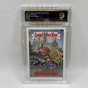 2023 GARBAGE PAIL KIDS GPK GO ON VACATION BASE UNIVERSAL URSULA 98b GRADED 9